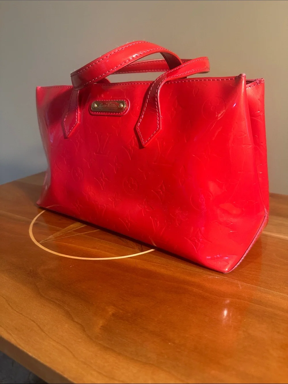 Authentic Louis Vuitton Monogram Vernis Wilshire PM Vintage